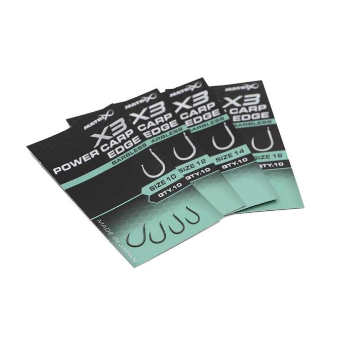 Matrix X3 Power Carp Edge Hook Barbless
