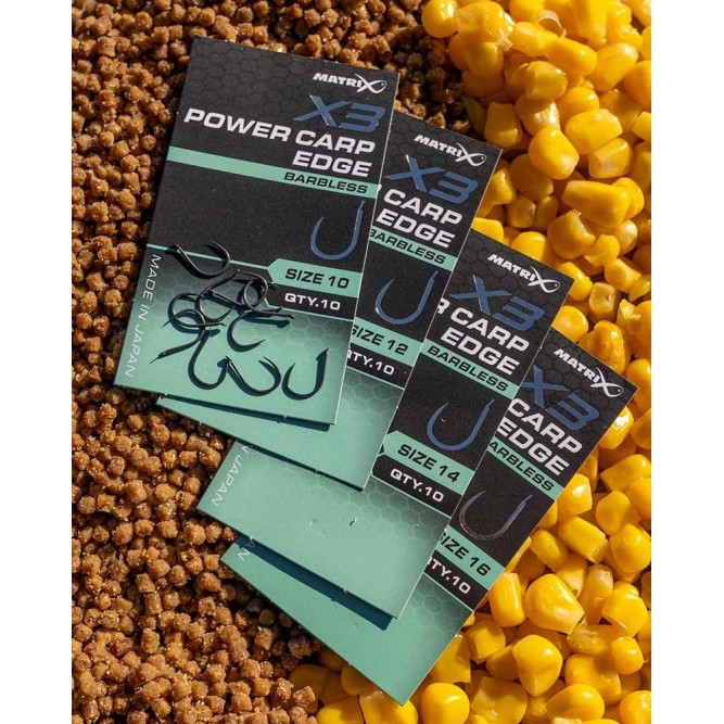Matrix X3 Power Carp Edge Hook Barbless