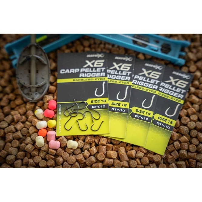 Matrix X6 Carp Pellet Rigger Barbless