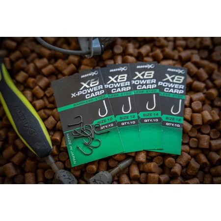 Matrix X8 X-Power Carp Hook Barbless