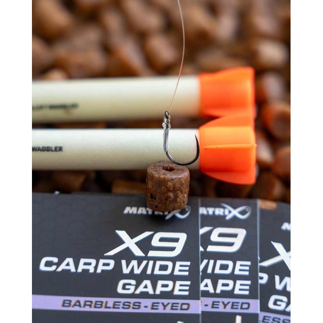 Matrix X9 Carp Wide Gape Barbless