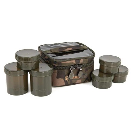 Fox Camolite 6 pot Hookbait Case