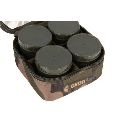Fox Camolite 6 pot Hookbait Case
