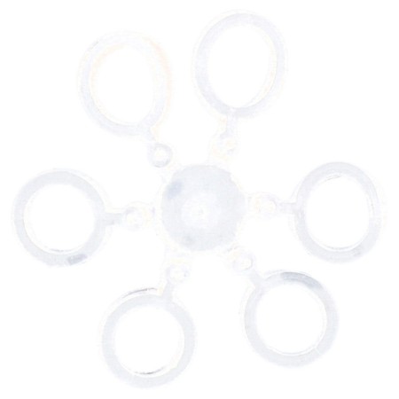 Mikado Pellet Bands Method Feeder On Ring Transparent