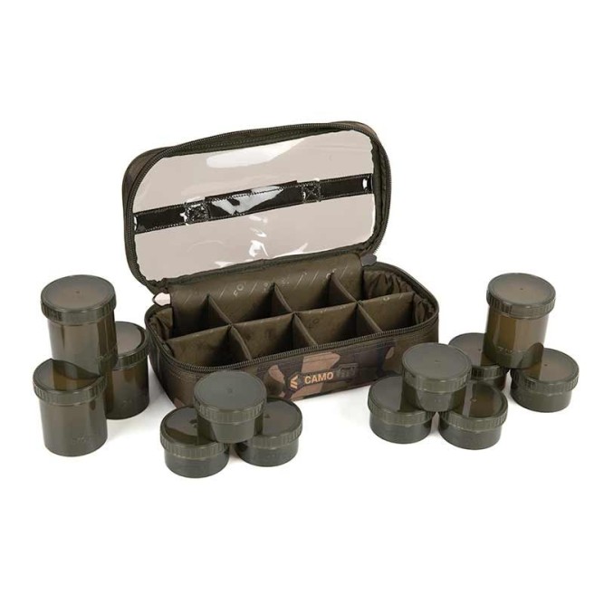 Fox Camolite 12 pot Hookbait Case