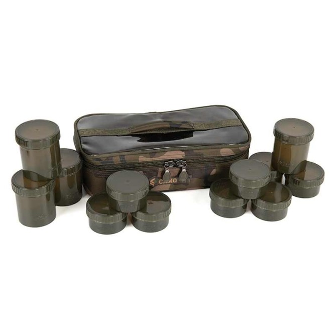 Fox Camolite 12 pot Hookbait Case