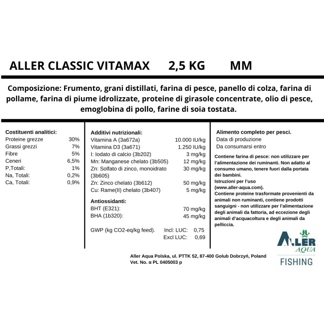 Aller Aqua Fishing Classic Vitamax
