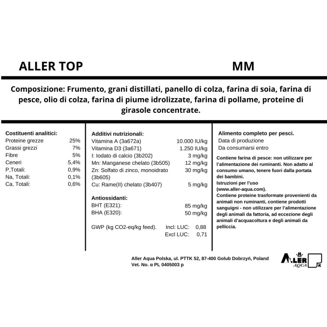 Aller Aqua Fishing Top