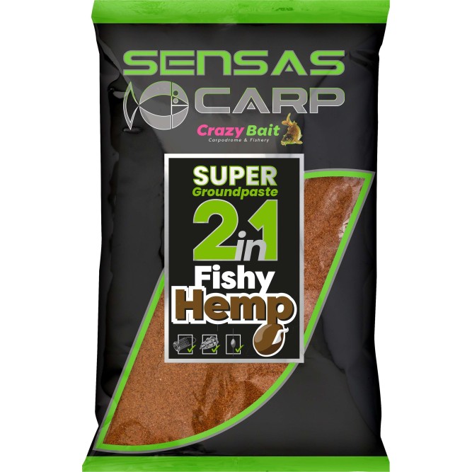 SUPER GROUNDPASTE 2EN1 FISHY HEMP 1 KG