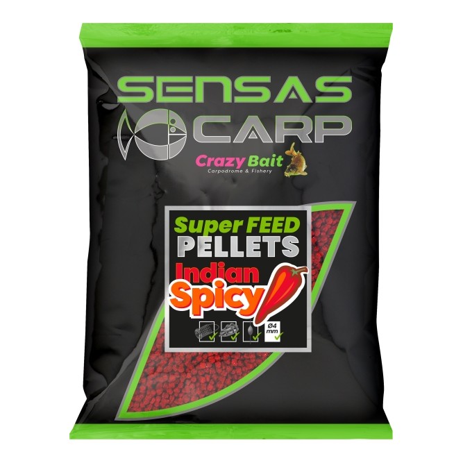Sensas Super Feed Pellet Indian Spicy 650 G