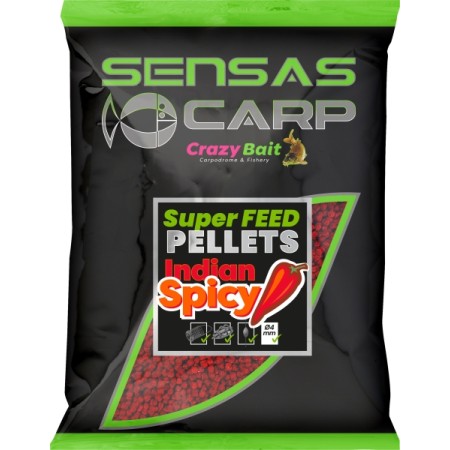Sensas Super Feed Pellet Indian Spicy 650 G
