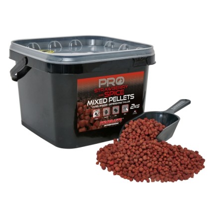 PRO STRAWBERRY SPICE PELLETS MIXED 2KG
