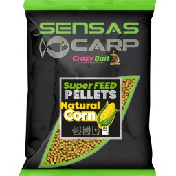 Sensas Super Feed Pellet Natural Corn 650 gr