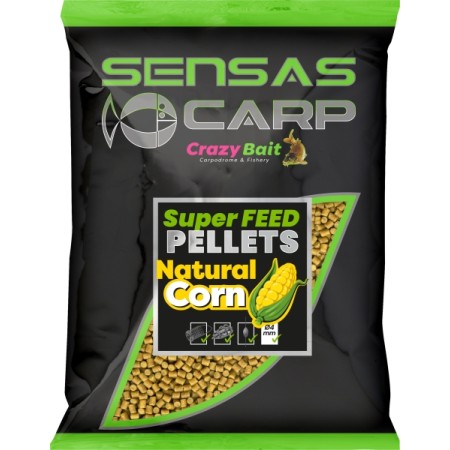 Sensas Super Feed Pellet Natural Corn 650 gr