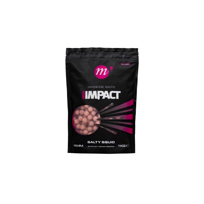 High Impact Boilies 1 KG Salty Squid Mainline