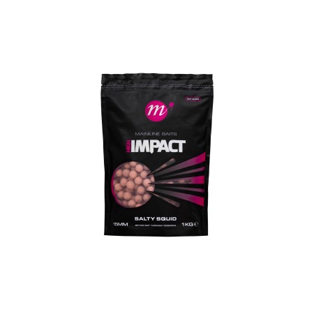 High Impact Boilies 1 KG Salty Squid Mainline