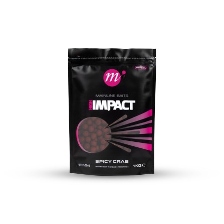 Mainline High Impact Boilies Spicy Crab