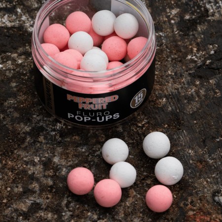 Dynamite Baits Fluoro Pop-Up Peppered Fruit 15mm