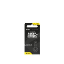 Avid Outline Micro Ringed Hookbait Swivels