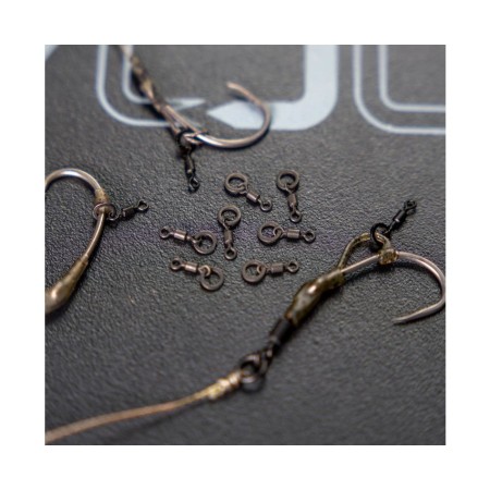 Avid Outline Micro Ringed Hookbait Swivels