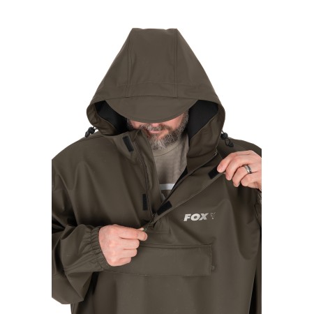 Fox Khaki Poncho - One Size