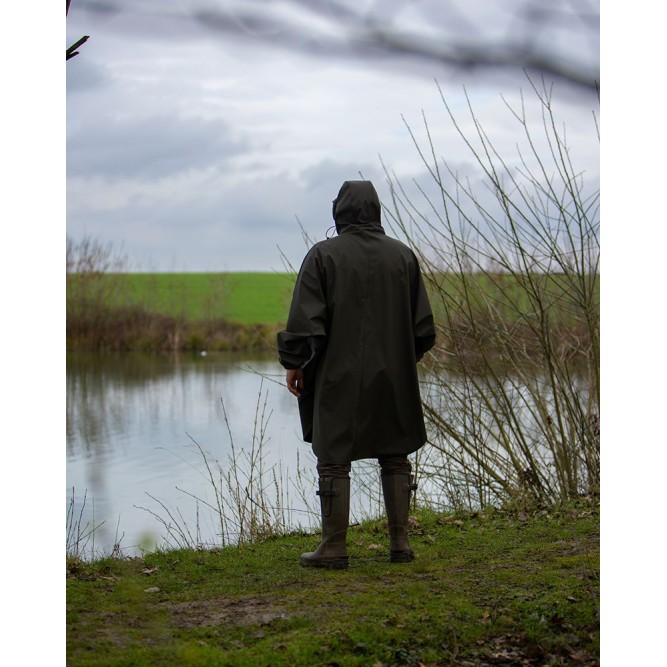 Fox Khaki Poncho - One Size