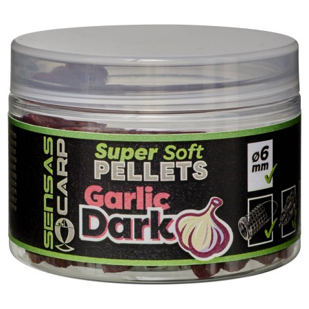 Sensas Super Soft Pellets Garlic Dark