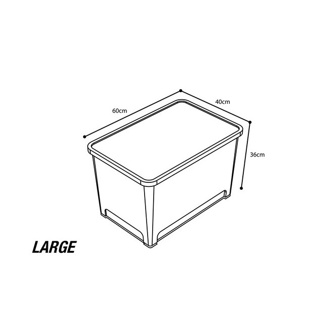 Nash Tackle Bank Life Stacker Storage Box