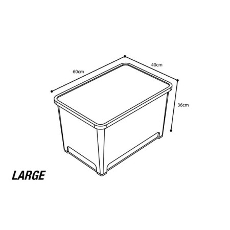 Nash Tackle Bank Life Stacker Storage Box