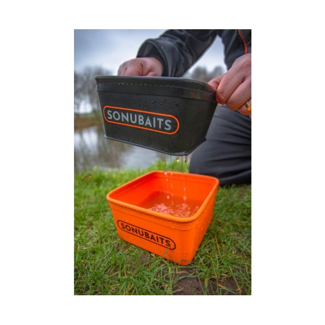 Sonubaits Eva Bait Tub & Strainer Set