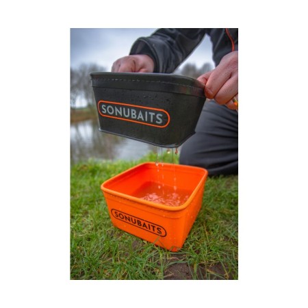 Sonubaits Eva Bait Tub & Strainer Set