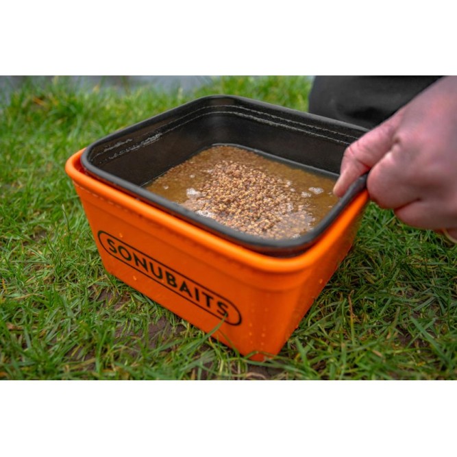 Sonubaits Eva Bait Tub & Strainer Set