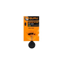Guru Super Tight Line Stops Oval Black